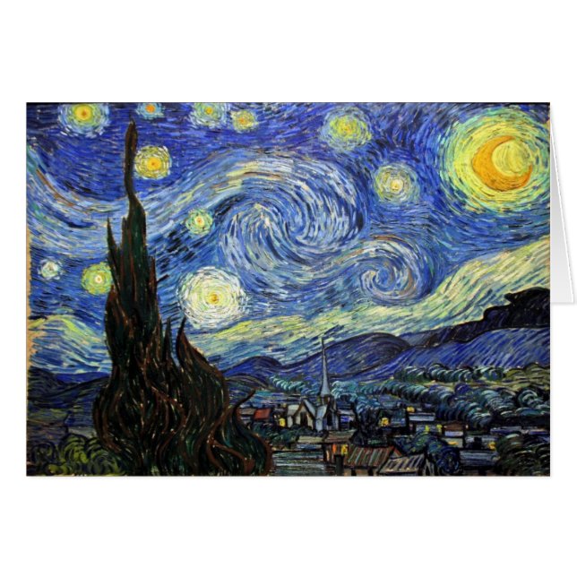 Nuit étoilée par Vincent van Gogh 1889 (Devant horizontal)