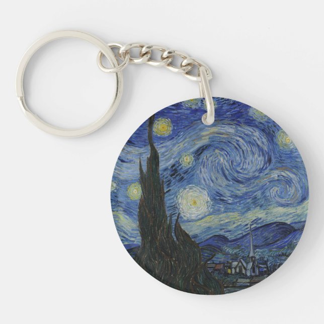 Nuit étoilée, peinture à l'huile, Vincent Van Gogh (Devant)