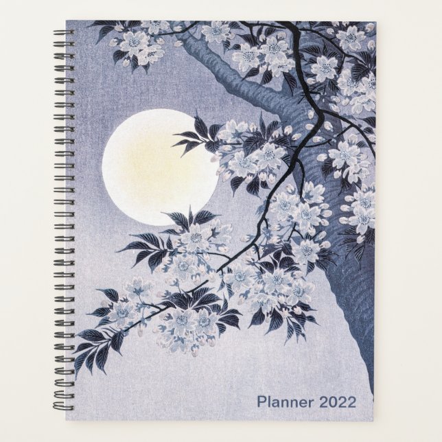 Nuit Lune Cerise En Floraison, Koson, Japonais, (Devant)
