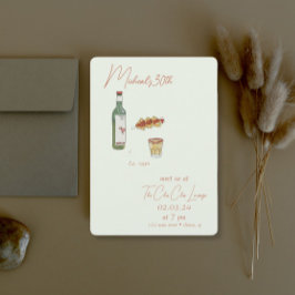 Nuit Mezcal Taco Invitation Anniversaire