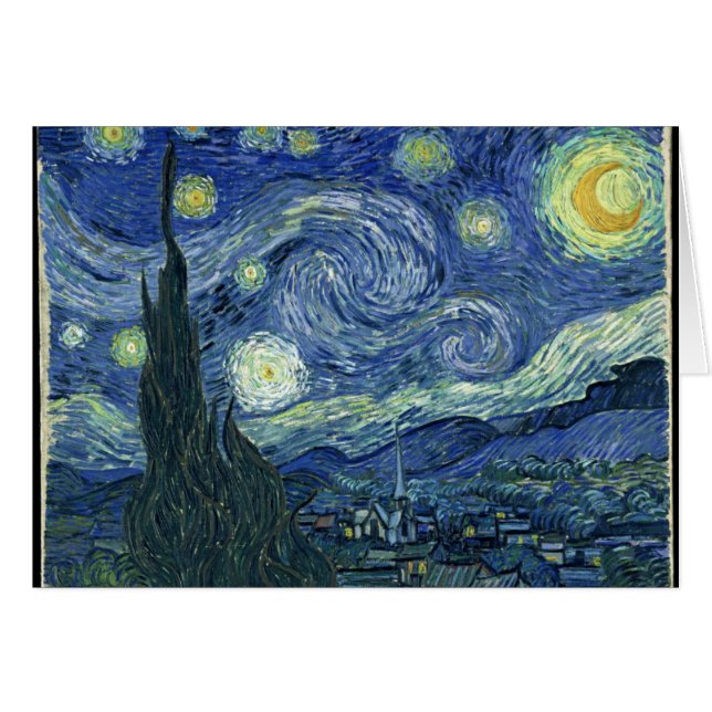 Nuit Van Gogh Starry (Devant horizontal)