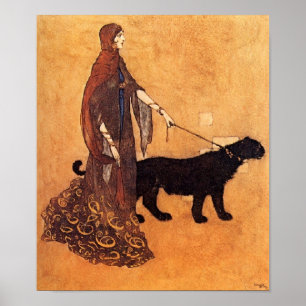 Nuits arabes par Edmund Dulac Poster