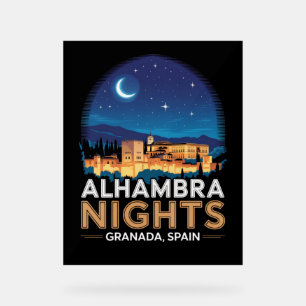 Nuits de l'Alhambra - Grenade Espagne Travel Art