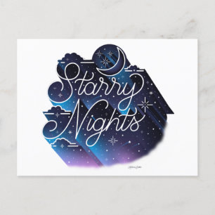 Nuits étoilées / Carte postale