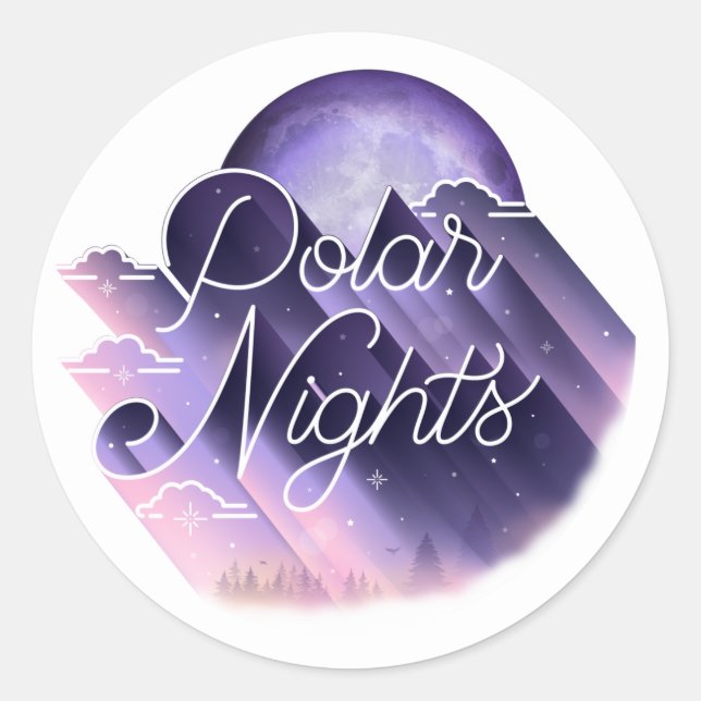 Nuits polaires / Autocollants (Devant)