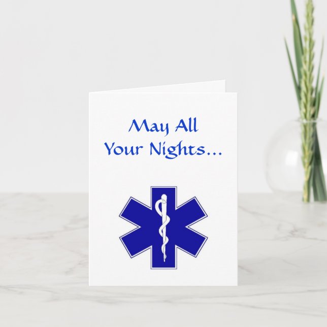 Nuits silencieuses ! - Carte de voeux de vacances (Devant)