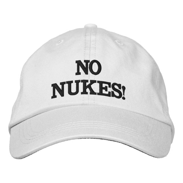 NUKES! BESTICKTE BASEBALLKAPPE (Vorderseite)