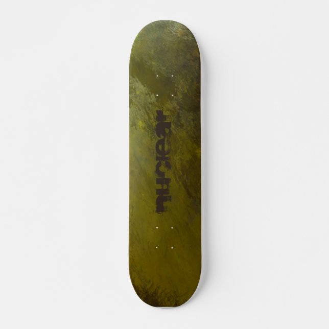 Nuklear - Grüne Themen individuell angepasst Skateboard (Vorne)