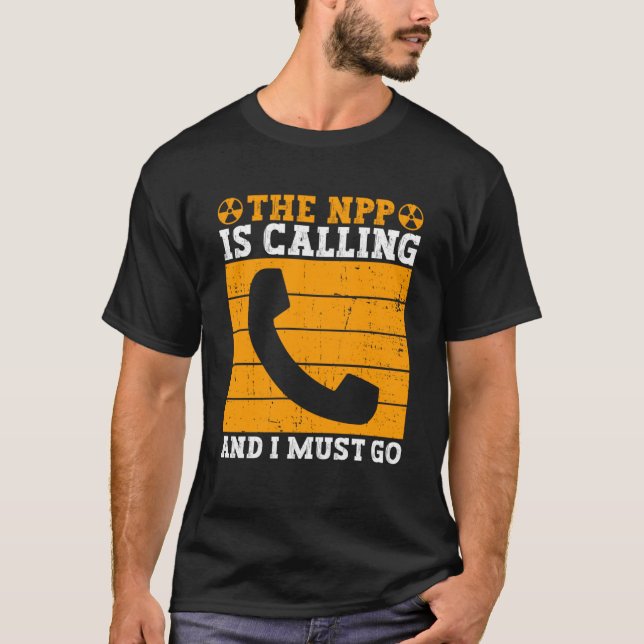 Nukleare Energie und Nukleare Technik T-Shirt (Vorderseite)