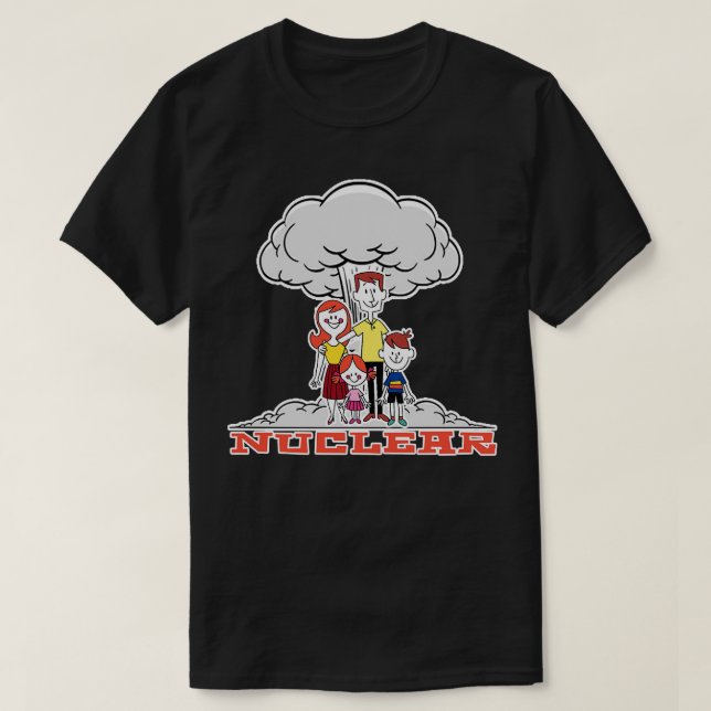 Nukleare Familie T-Shirt (Design vorne)