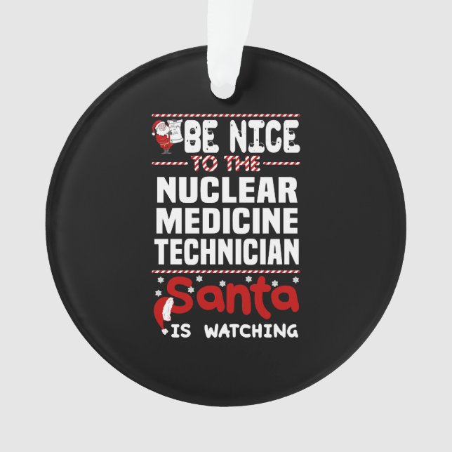 Nukleare Medizin Ornament (Vorderseite)