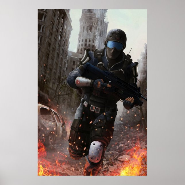 Nukleare Morgendämmerung - CT-Angriff Poster (Vorne)