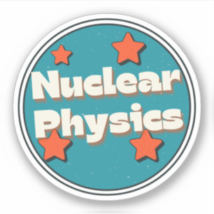Nukleare Physik Aufkleber