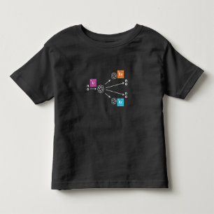 Nukleare Spaltung Physik Uran Barium Krypton Kleinkind T-shirt