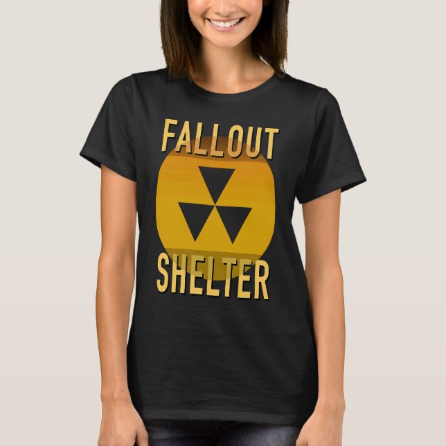Nukleare Strahlungsgefahr finden Schutzwarnung T-Shirt (Vorderseite)