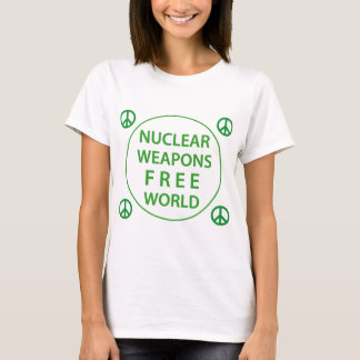 Nukleare waffenfreie Welt T-Shirt