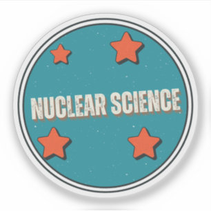 Nukleare Wissenschaft Aufkleber