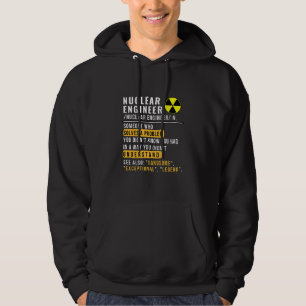 Nuklearer Ingenieur Definition Funny Hoodie