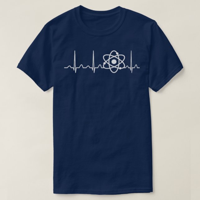 Nuklearer Ingenieur Heartbea T-Shirt (Design vorne)