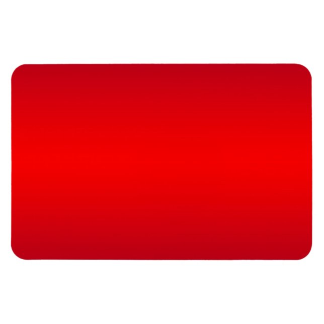 Nuklearer roter Farbverlauf - Vorlage für Mohnrote Magnet (Horizontal)
