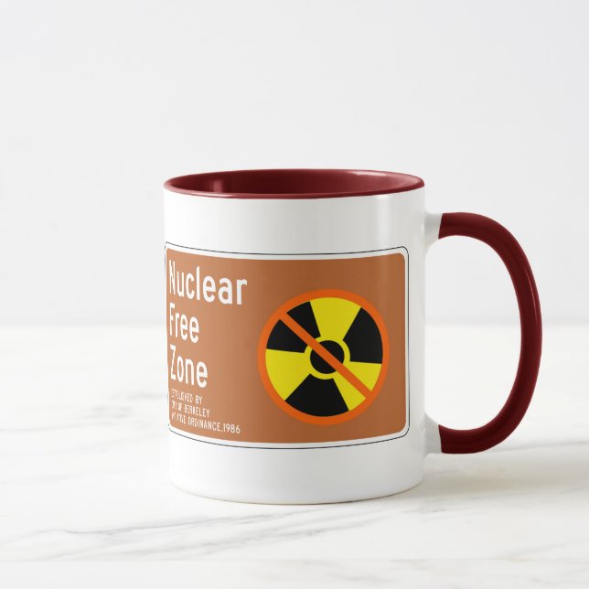 Nukleares Freihafengebiet, Zeichen, Kalifornien, Tasse (Rechts)