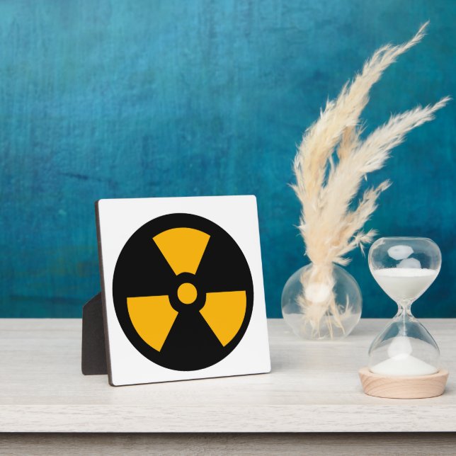 Nukleares radioaktives Zeichen Fotoplatte (InSitu)