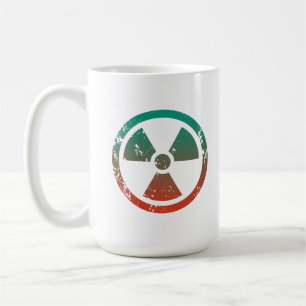 Nukleares radioaktives Zeichen Kaffeetasse