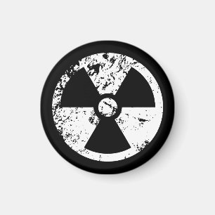 Nukleares radioaktives Zeichen Magnet