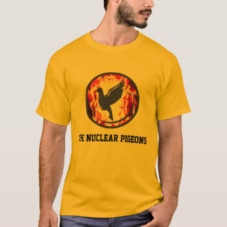 Nukleares Tauben-Team-Shirt T-Shirt