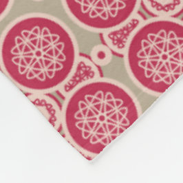 Nukleares Wachstum - Magenta bei Roggen - nahtlose Fleecedecke