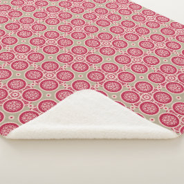 Nukleares Wachstum - Magenta bei Roggen - nahtlose Sherpadecke