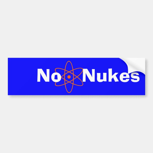 Nukleares Zeichen Autoaufkleber (Vorne)