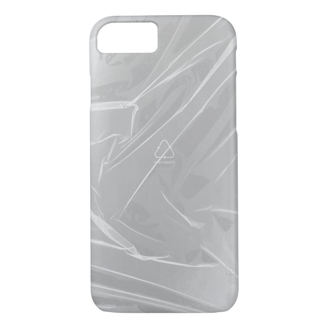 Null Abfall (Ocean Silver) Case-Mate iPhone Hülle (Rückseite)