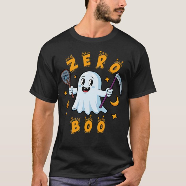 null boo lustiger halloween T-Shirt (Vorderseite)