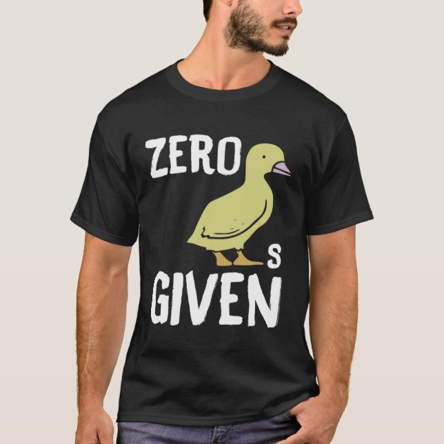 Null Enten gegeben  Ente T-Shirt (Vorderseite)