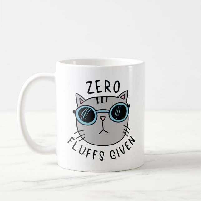 Null Fluffs gegeben Kaffeetasse (Links)