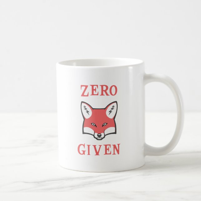 Null (Fox) gegeben Kaffeetasse (Rechts)