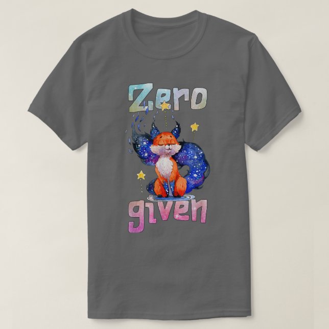 Null für gegeben, lustig für T-Shirt (Design vorne)