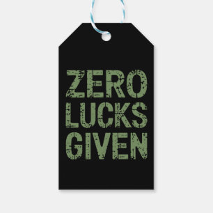 Null Glück gegeben St. Paddy's Day Lustiger Patric Geschenkanhänger