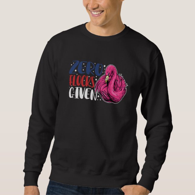 Null Herden gegeben  Tier  Flamingo für Männer Fra Sweatshirt (Vorderseite)