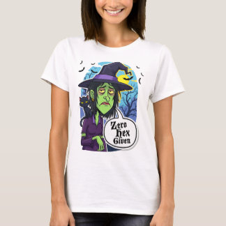 Null Hex Gegeben Lustiges Hexen-Halloween-Kostüm-T T-Shirt