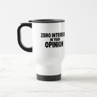 Null Interesse An Deiner Meinung Isolierte Reisebe