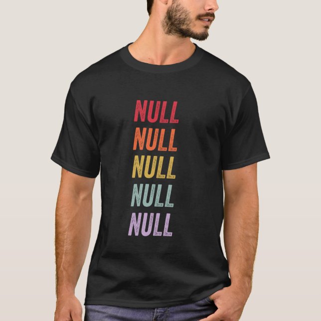 Null T-Shirt (Vorderseite)