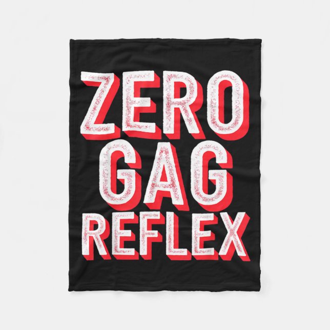 Null-Würgereflex, Meme Lustige Junggesellinnenpart Fleecedecke (Vorderseite)