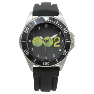 Null - Zwei - Pick-leball-Ergebnis Beobachten Armbanduhr