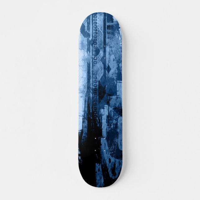 Nullc$plattform-blaues Skateboard (Vorne)