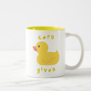 Nullenten gegeben zweifarbige tasse