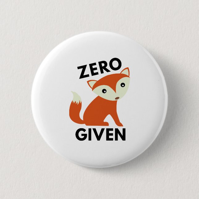 Nullfox gegeben button (Vorderseite)