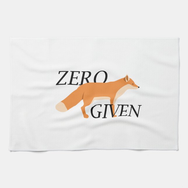 NullFox gegeben Handtuch (Horizontal)