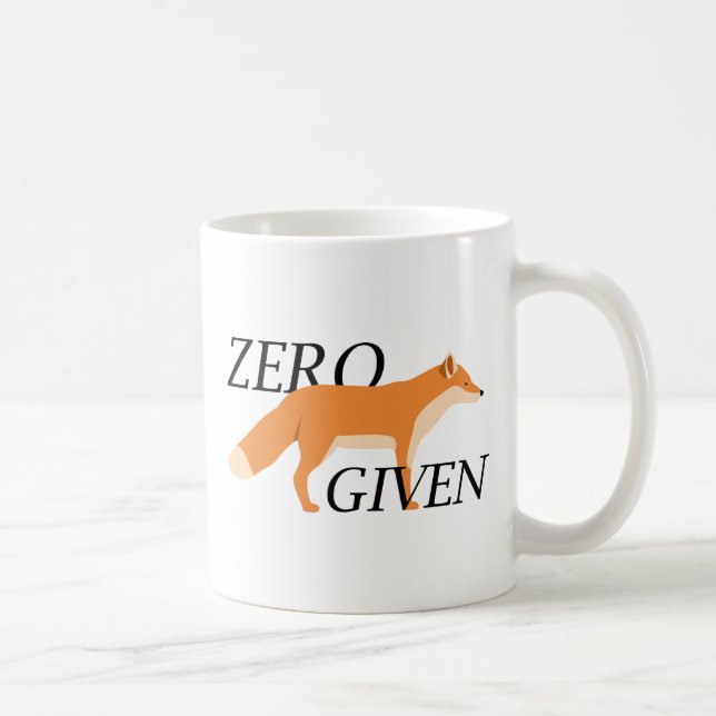 Nullfox gegeben kaffeetasse (Rechts)